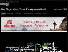 Tablet Screenshot of bestblogdirectory.com